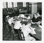 1958-09-09: Students in Reading Room, Porter Library by Unknown