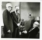 1960-02-09: R. S. Russ, 100th Birthday with Drs. Hughes & Axe by Unknown