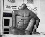1965: Gus Gorilla Statue by Unknown
