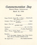 Commemoration Day, 1926