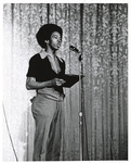 Unidentified Speaker at Black Heritage Week, 1973 by Unknown