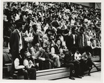Audience in Bleachers, Basketball Game, 1972 by Unknown