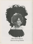 Miss Bold Black Donna King Steele, 1975 by Kansas State College of Pittsburg