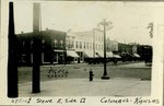 Columbus, Street Scene on the East Side of the square by Ira Clemens