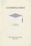 Kansas State Teachers College Commencement, May 1953