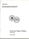 49th Kansas State Teachers College Annual Commencement, June 1961