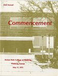 63rd Kansas State College of Pittsburg Annual Commencement, May 1975