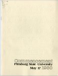 Pittsburg State University Annual Commencement, May 1980