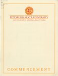 Pittsburg State University Annual Commencement, 1983