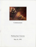 Pittsburg State University Annual Commencement, 1992