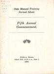 Kansas State Manual Training Normal School Fifth Annual Commencement, June 1908