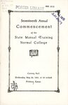 Seventeenth Annual Commencement of the State Manual Training Normal College, May 1921 by Kansas State Manual Training Normal School