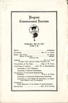 Kansas State Teachers College Annual Commencement Program, May 1924
