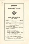 Kansas State Teachers College Annual Commencement Program, May 1926