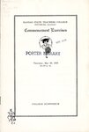 Kansas State Teachers College Annual Commencement Program, May 1930
