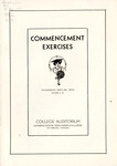 Kansas State Teachers College Annual Commencement Program, May 1932