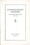 Kansas State Teachers College Annual Commencement Program May 1935
