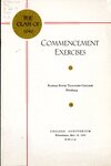 Kansas State Teachers College Annual Commencement Program, May 1940