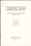 Kansas State Teachers College Annual Commencement Program, May 1947
