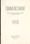 Kansas State Teachers College Annual Commencement Program, May 1948
