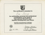Certificate, 1976 May 25, International Women's Year by International Women's Year