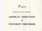American Association of University Professors Collection, 1956-1975 by Special Collections, Leonard H. Axe Library