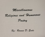 Eads, Ronnie D. Collection, 2020-2022 by Special Collections, Leonard H. Axe Library