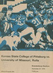 University of Missouri Rolla vs. Kansas State College of Pittsburg