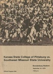 Southwest Missouri State University vs. Kansas State College of Pittsburg
