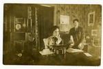 Photograph, Phillip and Ida Callery in their Law Office, undated