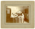 Photograph, Ida Callery in her Law Office, undated