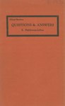Questions and Answers by E. Haldeman-Julius