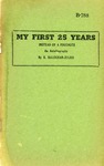 My First 25 Years by E. Haldeman-Julius