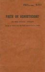 Faith or Agnosticism? by Robert G. Ingersoll