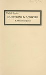 Questions and Answers by E. Haldeman-Julius