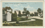 Entrance to Highland Park Cemetery, Pittsburg, Kansas by S. H. Kress & Company
