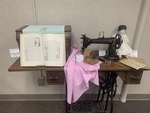 Sewing Display by Special Collections and University Archives