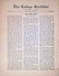 The College Scribbler: Literary Supplement to the Collegio, Vol. 5 No. 32, May 6 1927 by Kansas State Teachers College of Pittsburg