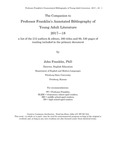 Professor Franklin’s Unannotated Bibliography of Young Adult Literature, 2017—18 by John Franklin