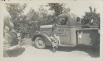 Chuck Watson with Delivery Truck by Linda Wilson
