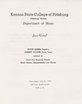 Joyce Simms, Soprano and Johnny Miller, Lyric Tenor by Kansas State College of Pittsburg