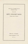 KSTC Concert Band by Kansas State Teachers College