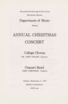 College Chorus and Concert Band by Kansas State College of Pittsburg