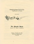 The Chamber Winds by Pittsburg State University