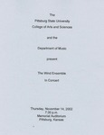 The Wind Ensemble by Pittsburg State University