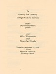 The Wind Ensemble and Chamber Winds