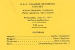 K.S.C. Chamber Orchestra by Kansas State College of Pittsburg