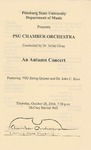 The PSU Chamber Orchestra