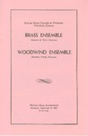 Brass Ensemble and Woodwond Ensemble by Kansas State College of Pittsburg