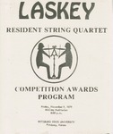 Laskey Resident String Quartet, Competition Awards Program